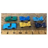 6 Tootsietoy cars