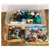 Tub of Lego bricks