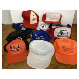 Collection of hats