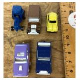 5 Tootsietoy cars
