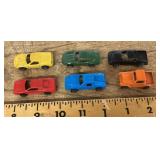 6 Tootsietoy cars