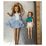 Vintage Skipper and  Dawn dolls