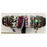 Costume jewelry bracelets