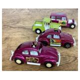 4 Tootsietoy cars