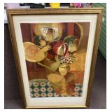 Framed signed Alvar Sunol lithograph
