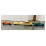 4 Tootsietoy cars