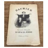 Daumier La Loi & La Justice satire litho prints