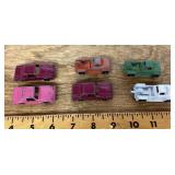 6 Tootsietoy cars