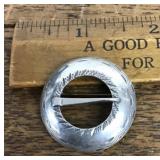 Norwegian silver brooch