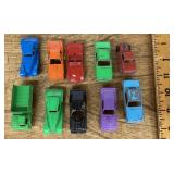10 Tootsietoy cars