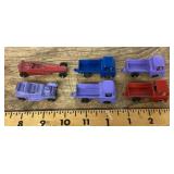 6 Tootsietoy cars