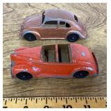 2 Tootsietoy cars