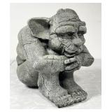 Heavy resin gargoyle figure