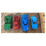 4 Tootsietoy cars