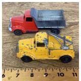 2 Tootsietoy trucks