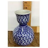 Blue and white vase