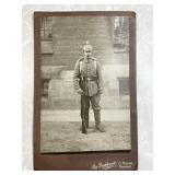 Antique WWI photo of German soldier
