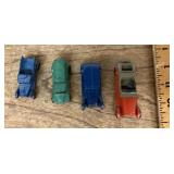 4 Tootsietoy cars