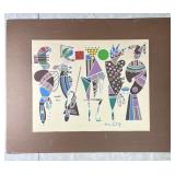 Wassily Kandinsky hand silk screened print