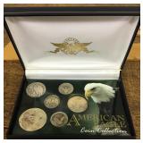 American Eagle silver coin set
