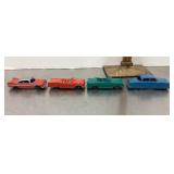 4 Tootsietoy cars
