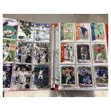 Binder with trading cards