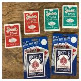 6 decks of playing cards