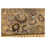 Costume jewelry bracelets