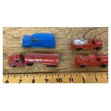 4 Tootsietoy vehicles