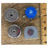 Tape measures and drill bits