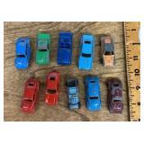 10 Tootsietoy cars