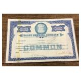 Expired Pabst stock certificate