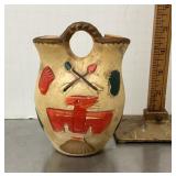 Native American pottery wedding vase