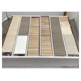 Large box of assorted baseball cards