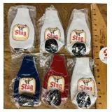 6 Stag Beer bottle coozies