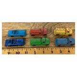 6 Tootsietoy cars