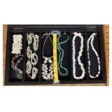 Shell and stone necklaces & bracelets