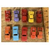 10 Tootsietoy cars