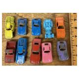 10 Tootsietoy cars
