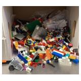 Box of Lego bricks