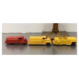 3 Tootsietoy vehicles