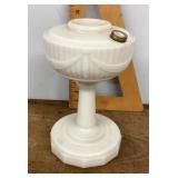 Milk glass Lincoln Drape oil lamp base