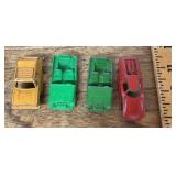 4 Tootsietoy cars
