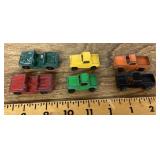 6 Tootsietoy cars