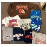 Sports shirts and sweatshirts