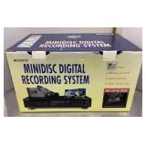 Sony minidisc digital recording system