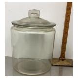 Large glass canister jar