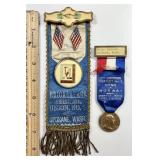 2 vintage ribbons