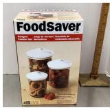 FoodSaver 3-piece canister set