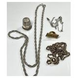 Sterling and gold filled clean up lot